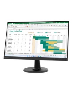 ThinkVision C24-40 23.8 Inch FHD Monitor VA 250nits/ 72% NTSC, 3-Side Borderless, Input Connectors – VGA+HDMI Black