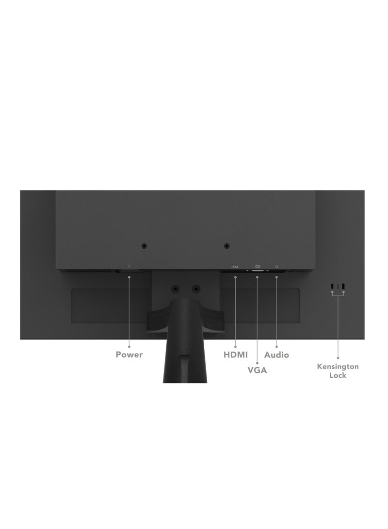 Lenovo - ThinkVision C24-40 23.8 Inch FHD Monitor VA 250nits/ 72% NTSC, 3-Side Borderless, Input Connectors – VGA+HDMI Black - Image 1