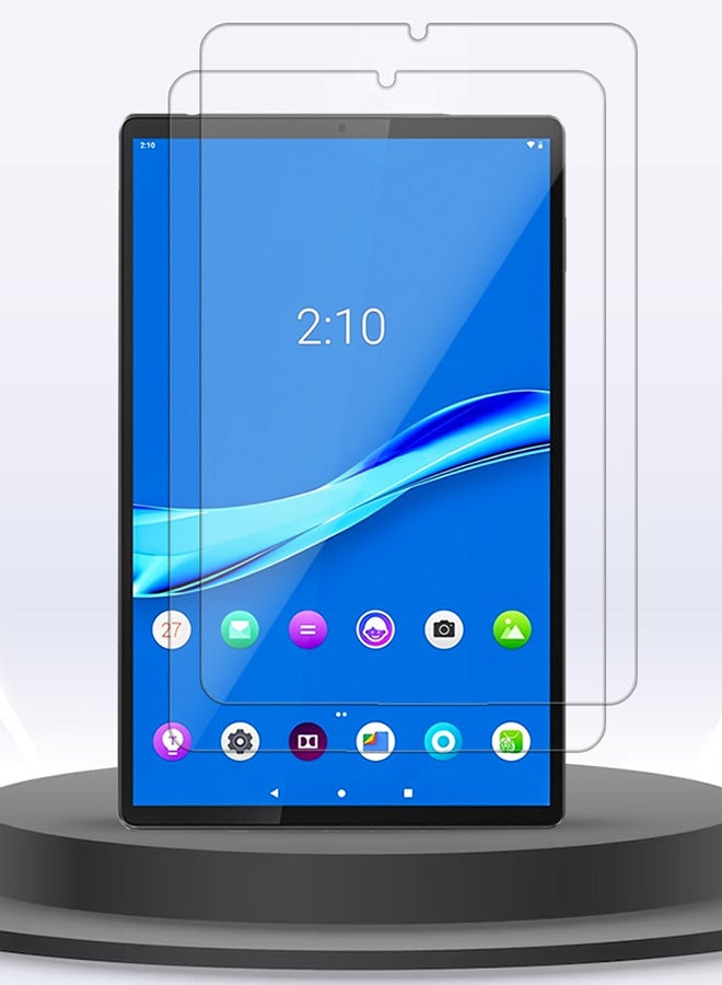 MARGOUN 2 Packs For Lenovo M10 Plus Tablet Screen Protector Anti-Glare 9H Hardness Tempered Glass Scratch Resistant HD Display Screen Protector Clear - Image 3