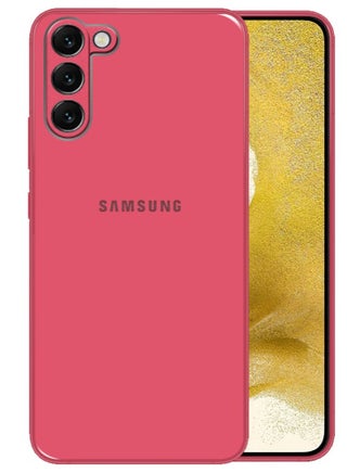 Samsung Galaxy S22 Plus Electroplated Hard Glossy Case Camera Protection Shockproof Anti Fall Case Pink - pnsku/N70030732V/45/_/1702897243/3620613e-463a-4265-aeba-36bedc5a418b