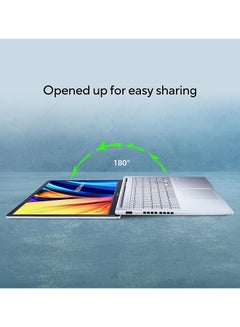 أسوس كمبيوتر محمول Vivobook 15 بشاشة مقاس 15.6 بوصة، ومعالج Core i5-12500H/ وذاكرة وصول عشوائي سعتها 8 جيجابايت/ ومحرك أقراص SSD سعة 512 جيجابايت/وبطاقة رسومات Intel Iris XE/نظام التشغيل Windows 11  - Image 5
