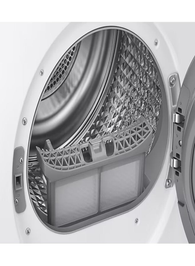 Dryer With A+++ Energy Efficiency Quick Drive, AI Dry 9 kg DV90BB9440GHGU White