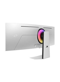 Samsung OLED Curved Gaming Monitor 49 inch, USB (5120x1440), IPS, 240Hz, 1ms, AMD FreeSync, LS49CG954SMXUE Black  - Image 3