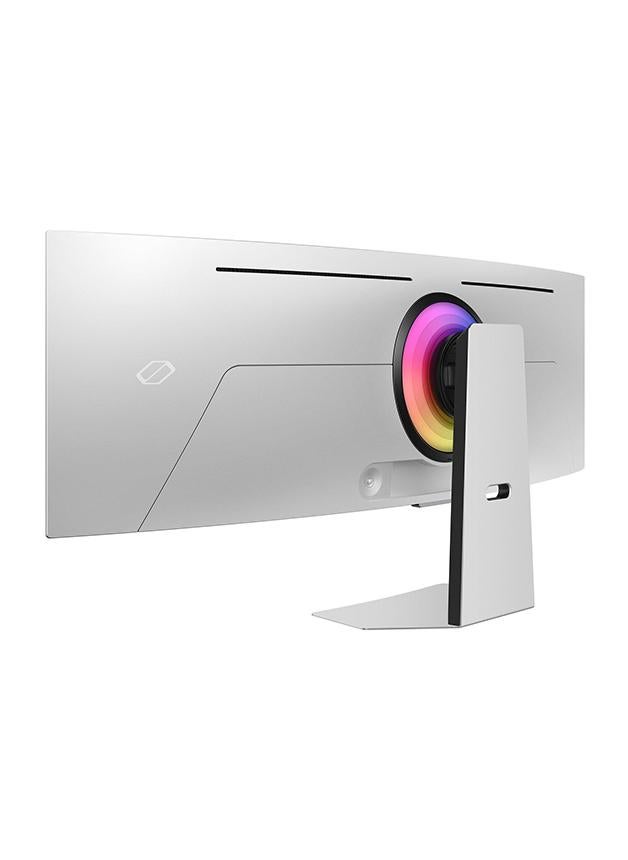سامسونج شاشة ألعاب منحنية OLED مقاس 49 بوصة، USB (5120x1440)، IPS، 240 هرتز، 1 مللي ثانية، AMD FreeSync، LS49CG954SMXUE - Image 3