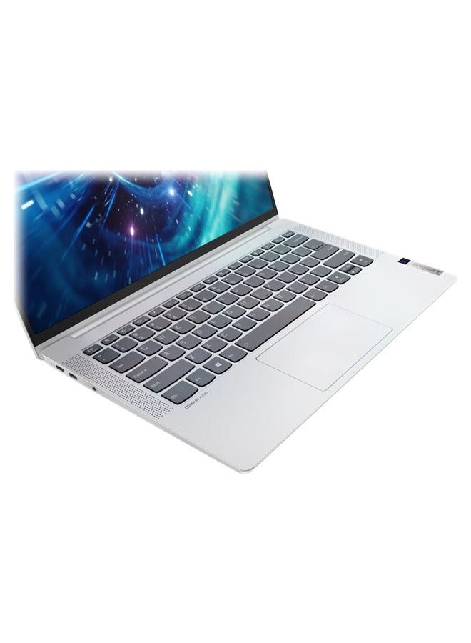 Lenovo IdeaPad 5G14Q8X05 Laptop With 14-Inch FHD Display, Qualcomm Snapdragon 8CX Processor/8GB RAM/512GB SSD/Integrated Graphics/Windows 10 Pro/ English/Arabic Silver - Image 4