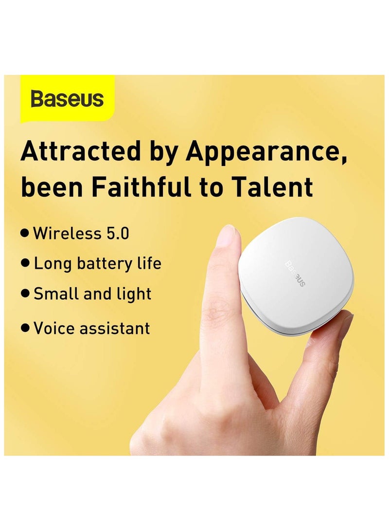 Baseus Bowie Mini In Ear True Wireless Earphones White - Image 3