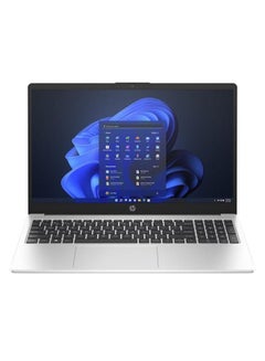 إتش بي لابتوب جى 10 250 بشاشة مقاس 15.6 بوصة عالية الدقة (1920 × 1080)، ومعالج إنتل كور i7-1355U/ذاكرة وصول عشوائي سعة 16 جيجابايت/محرك أقراص إس إس دى سعة 512 جيجابايت إم 2/ بدون نظام تشغيل ويندوز / بطاقة رسومات إنفيديا جى فورس أم أكس 550 سعة 2 جيجابايت/ الإنجليزية/العربية فضي  - Image 1
