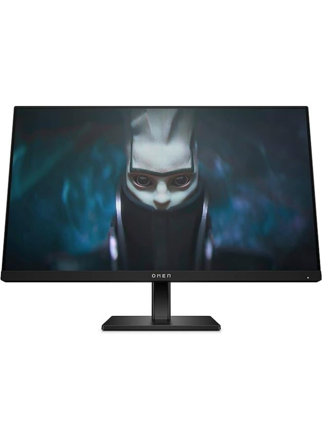 HP - OMEN 24 Gaming Monitor, 23.8 Inch, 1920 x 1080 (FHD), IPS, Flat, 165Hz, 1ms, 300 nits, FreeSync Premium, DisplayPort and 2x HDMI 2.0, Eyesafe certified, 780D9AS Black - Image 1