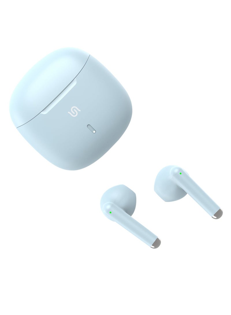 Soundtec TWS Earbuds With Hall Switch Function And Intelligent Touch Control Blue