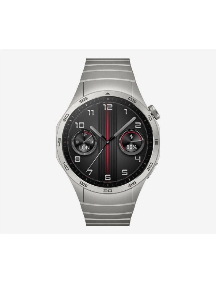 HUAWEI - Watch GT4 46mm - Grey Stainless Steel Strap Grey - Image 1