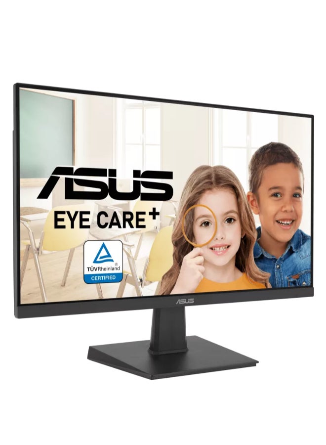 ASUS - Gaming Flat Monitor 27 Inch - 1080P, IPS, Full HD, Frameless, 100Hz, 1ms, Adaptive-Sync, for Working and Gaming, Low Blue Light, Flicker Free, HDMI, VESA Mountable, Tilt - VA27EHF Black - Image 1