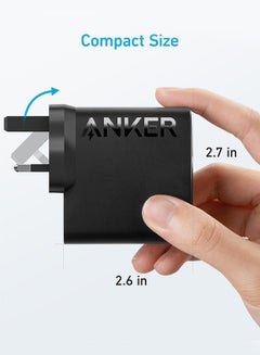 آنكر شاحن ماك بوك برو 100 وات USB C، أسود  - Image 4