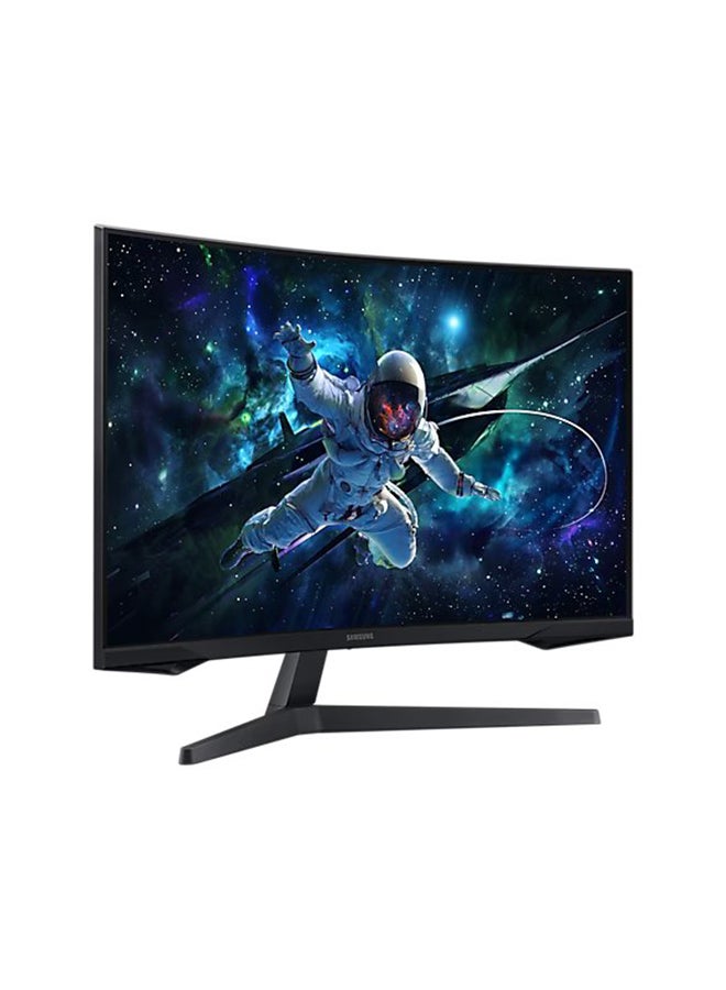 Samsung - 32" Inch Odyssey G5 G55C (2560x1440) QHD, VA Panel Technology With Response Time 1ms, Refresh Rate 165Hz & AMD FreeSync  | Curved Gaming Monitor Black - Image 1
