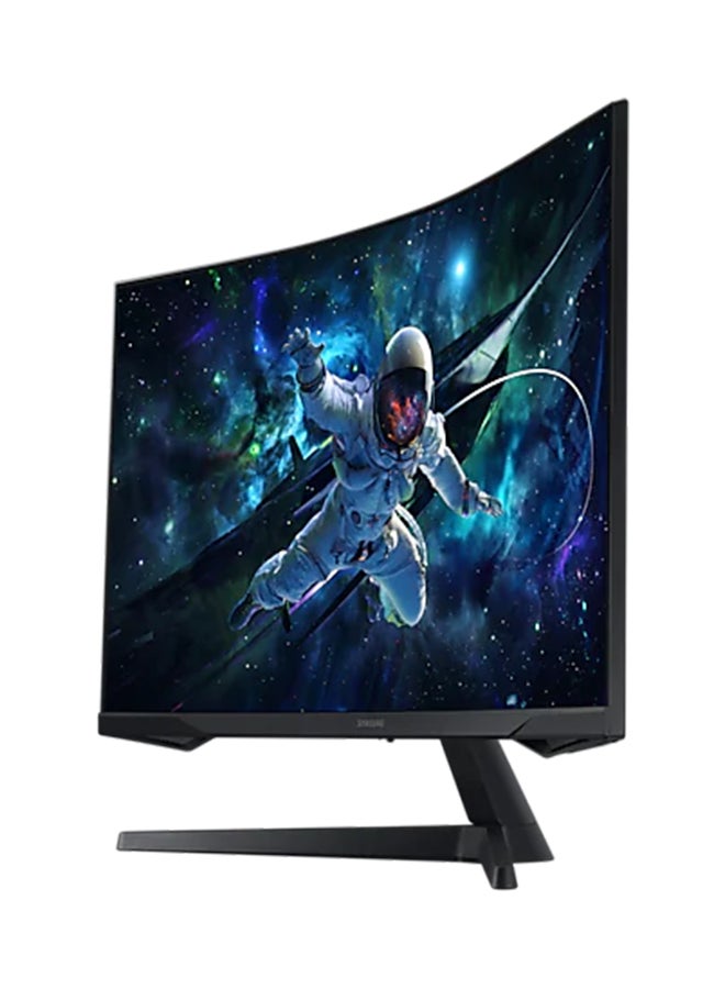Samsung - 32" Inch Odyssey G5 G55C (2560x1440) QHD, VA Panel Technology With Response Time 1ms, Refresh Rate 165Hz & AMD FreeSync  | Curved Gaming Monitor Black - Image 1