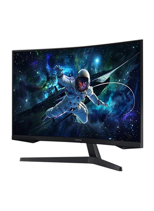سامسونج شاشة ألعاب منحنية مقاس 32 بوصة أوديسي G5 G55C QHD 165 هرتز 1 مللي ثانية، FreeSync، LS32CG552EMXUE أسود - Image 3