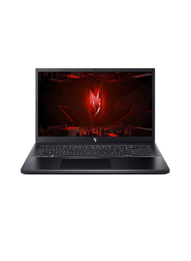 Nitro V15 Gaming Laptop With 15.6-inch Full HD IPS 144Hz Display, Core i7-13620H Processor/16GB RAM/1TB SSD/DOS(Without Windows)/Nvidia GeForce RTX 4050 6GB English/Arabic Obsidian Black