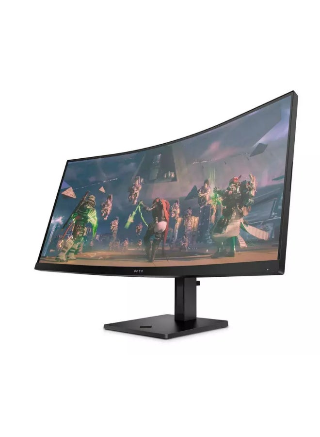 HP OMEN 34C Curved PC Gaming Monitor 34 Inch, Speakers Black  - Image 2