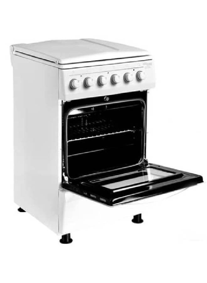 SUPER GENERAL - 4 Burner With Electric Oven KSGC5041BS White - Image 1