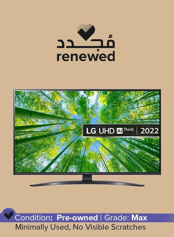 LG Renewed - LED UQ81 43-Inch 4K Smart TV 2022 43UQ81006LB Black  - Image 1