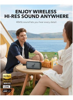 Soundcore Motion 300 Wireless Hi-Res Bluetooth Speaker with BassUp, Portable Speaker with SmartTune Technology, 30W Stereo Sound, IPX7 Waterproof, Detachable Strap Black  - Image 3