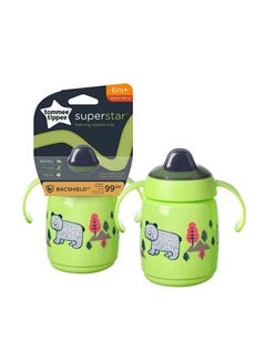 tommee tippee Pack Of 1 Superstar Sippee, Trainer Sippy Cup For Babies, 6M+, 300 ML, Blue, Assorted  - Image 4