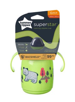 tommee tippee Pack Of 1 Superstar Sippee, Trainer Sippy Cup For Babies, 6M+, 300 ML, Blue, Assorted  - Image 3
