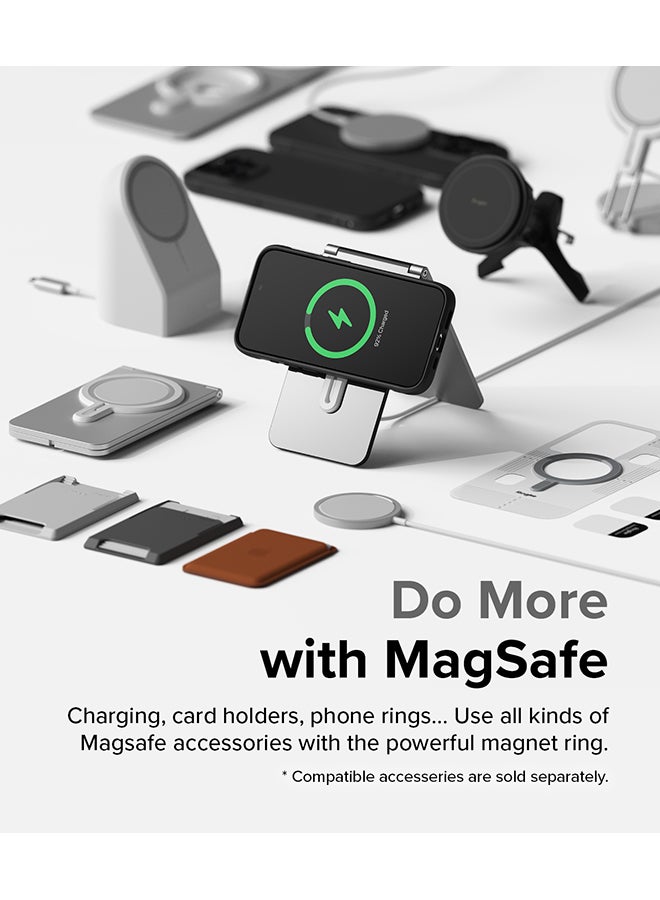 Ringke Onyx Magnetic Compatible With iPhone 15 Pro Max Case Enhanced Grip Tough Flexible TPU Shockproof Rugged TPU Bumper Phone Cover Black - Image 3