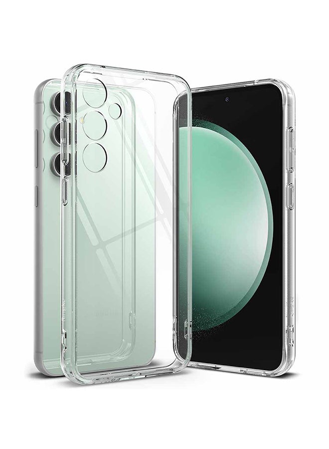 Ringke Fusion Compatible With Samsung Galaxy S23FE 5G Case (2023), Transparent Thin Hard Back Shockproof TPU Bumper Phone Cover For Galaxy S23FE Clear - Image 1