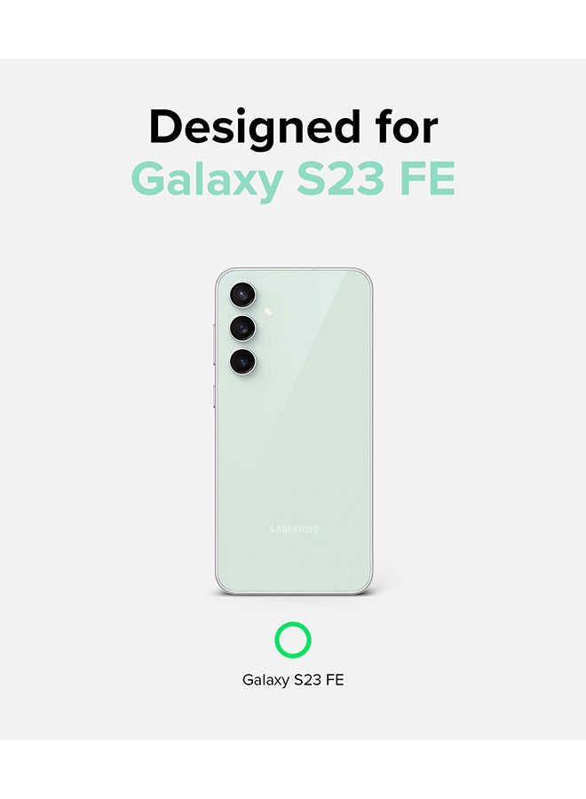 Ringke Fusion Compatible With Samsung Galaxy S23FE 5G Case (2023), Transparent Thin Hard Back Shockproof TPU Bumper Phone Cover For Galaxy S23FE Clear - Image 2