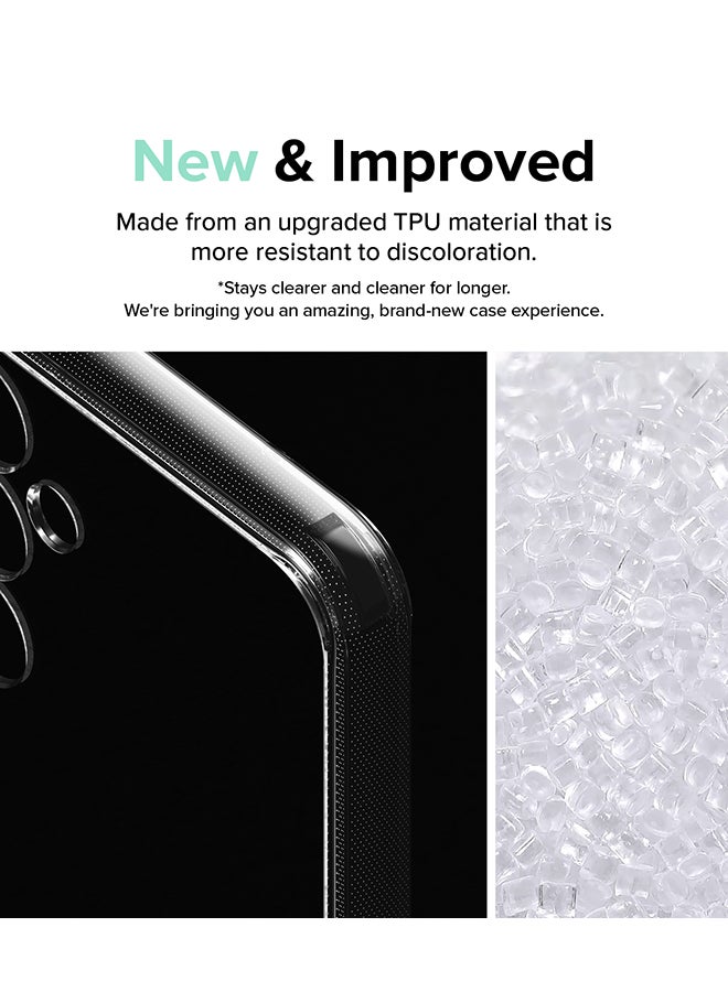 Ringke Fusion Compatible With Samsung Galaxy S23FE 5G Case (2023), Transparent Thin Hard Back Shockproof TPU Bumper Phone Cover For Galaxy S23FE Clear - Image 3