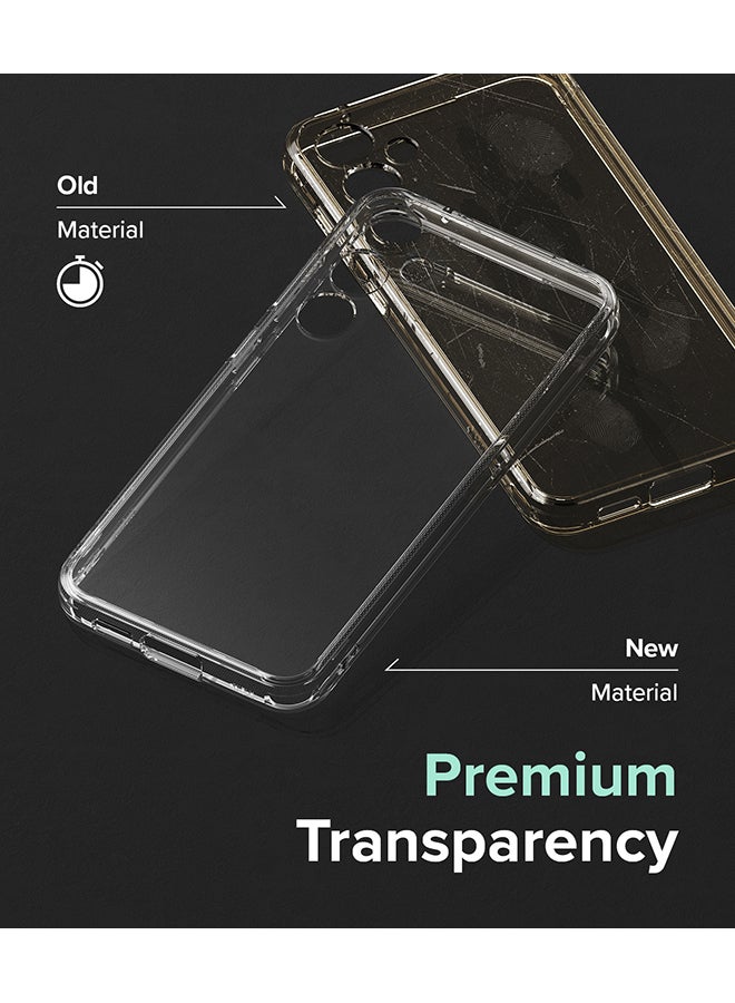 Ringke Fusion Compatible With Samsung Galaxy S23FE 5G Case (2023), Transparent Thin Hard Back Shockproof TPU Bumper Phone Cover For Galaxy S23FE Clear - Image 4