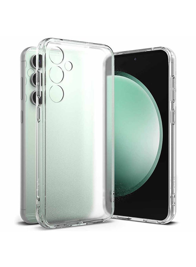 Ringke Fusion Compatible With Samsung Galaxy S23FE 5G Case (2023), Transparent Thin Hard Back Shockproof TPU Bumper Phone Cover Matte Clear  - Image 1