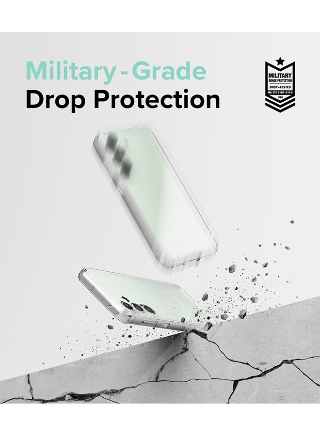 Ringke Fusion Compatible With Samsung Galaxy S23FE 5G Case (2023), Transparent Thin Hard Back Shockproof TPU Bumper Phone Cover Matte Clear  - Image 5