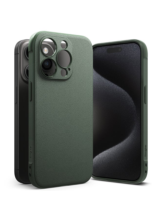 Ringke Onyx Compatible With Samsung Galaxy S23FE 5G Case Cover Rugged Flexible Durable Anti-Slip TPU Protection Shockproof Back Cover Dark Green - Image 1