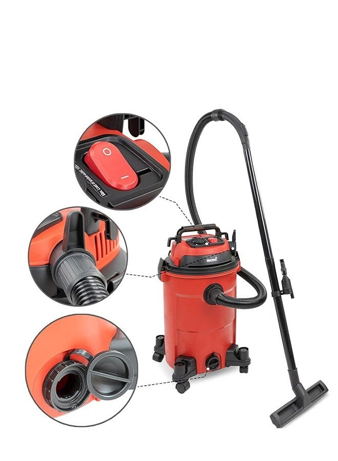 Vacuum Cleaner 60 L 2400 W BVC-60P Black/Red - pnsku/N70031089V/45/_/1703046640/1637e723-2c98-42e6-98b6-4600ed3fdb06