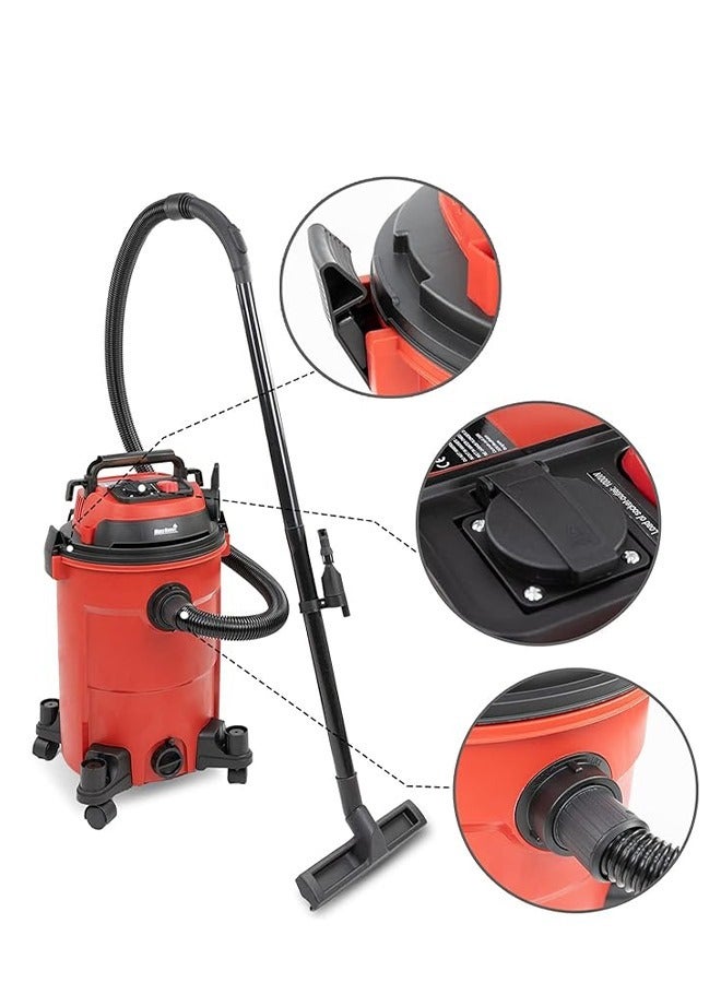 Vacuum Cleaner 60 L 2400 W BVC-60P Black/Red - pnsku/N70031089V/45/_/1703046643/15670e94-167f-435d-b369-cc048527b03d