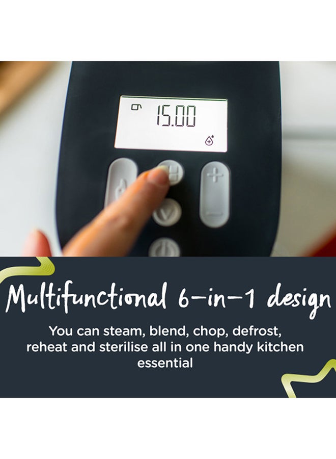 تومي تيبي صانعة طعام الأطفال سريعة الطبخ 6 في 1 - أسود - Image 5