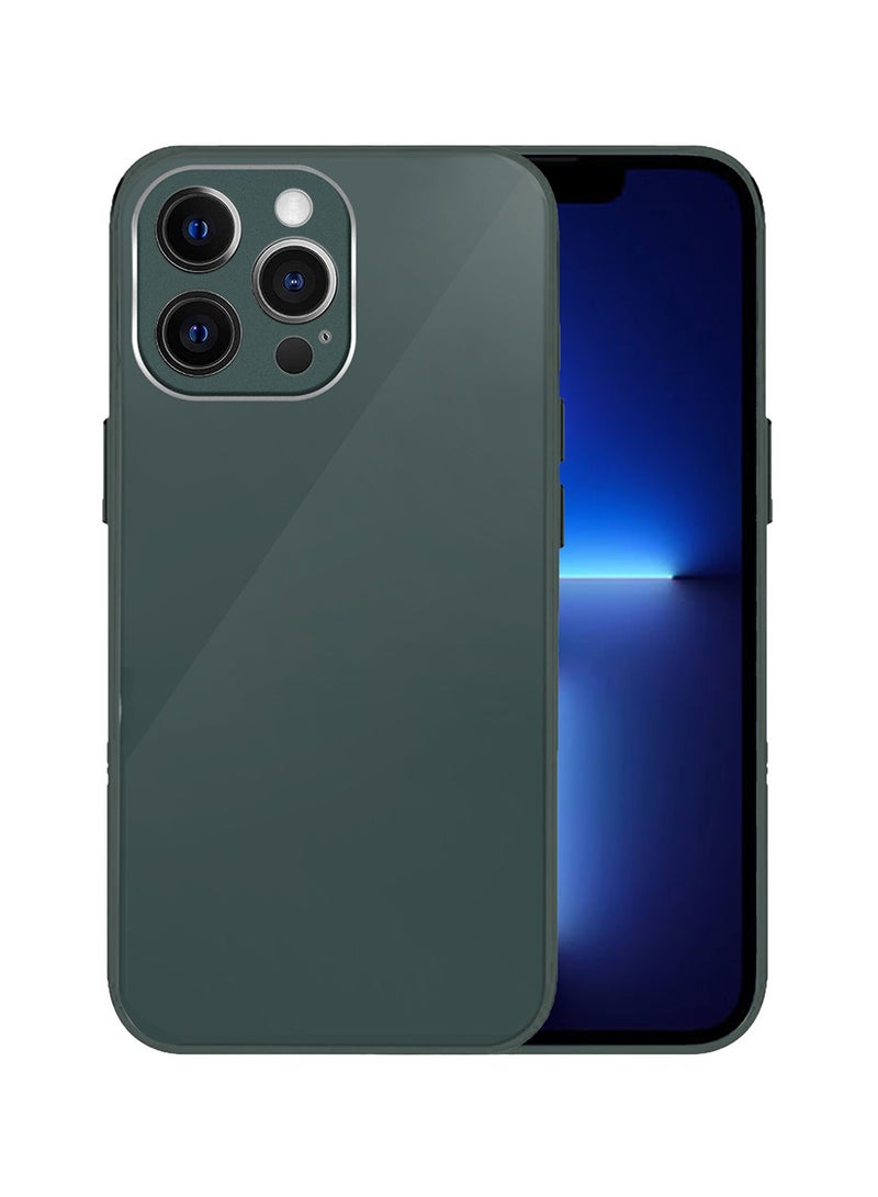 MARGOUN Electroplated Case Cover for Apple iPhone 13 Pro Max Hard Glossy Case Camera Protection Shockproof Anti Fall Case - Green - Image 2