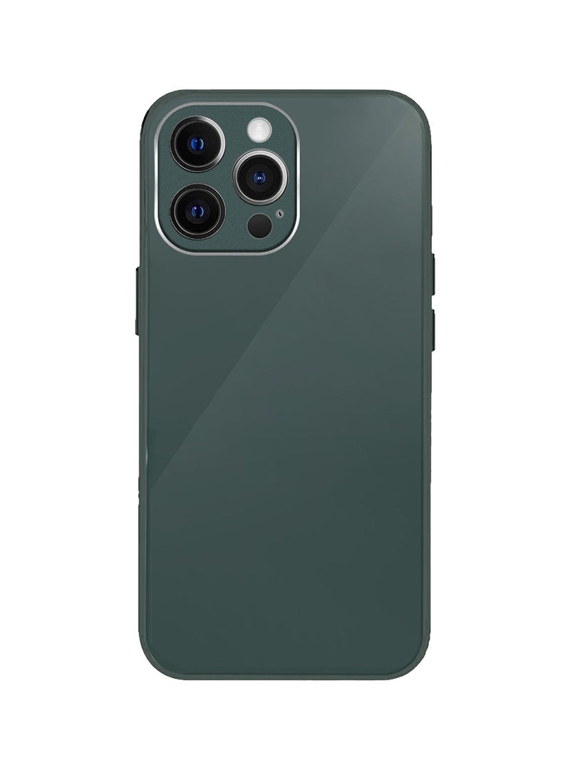 MARGOUN Electroplated Case Cover for Apple iPhone 13 Pro Max Hard Glossy Case Camera Protection Shockproof Anti Fall Case - Green - Image 4