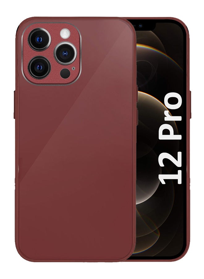 مارجون حافظة آيفون 12 برو المطلية بالكهرباء اللامعة لحماية الكاميرا مضادة للصدمات ومقاومة للسقوط - Image 1