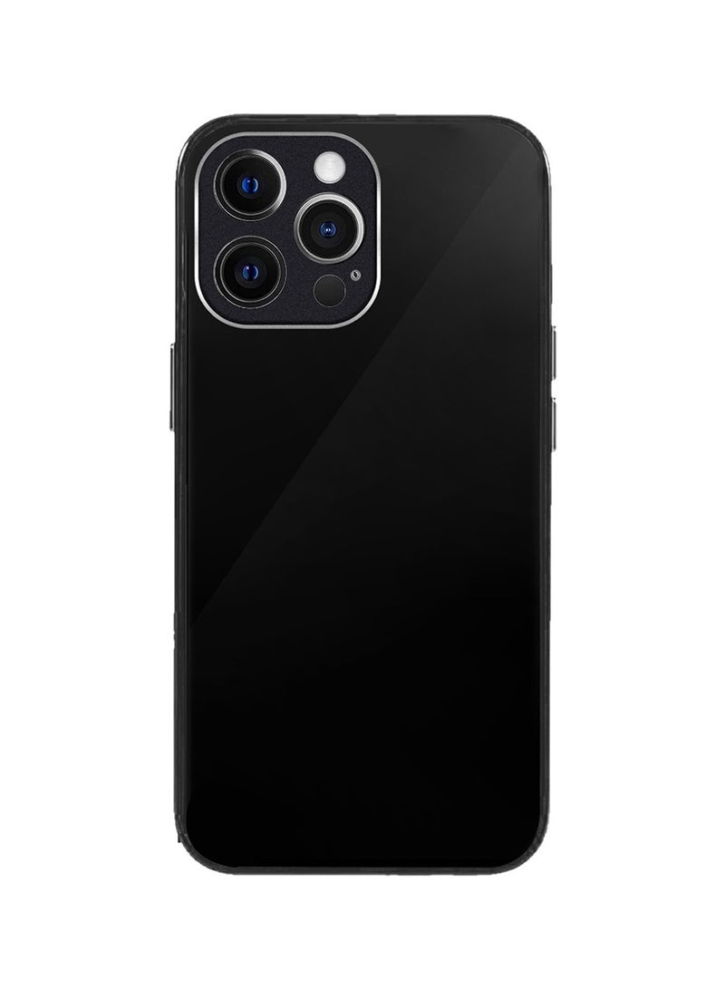 MARGOUN Electroplated Case Cover for Apple iPhone 12 Pro Max, Hard Glossy Case Camera Protection Shockproof Anti Fall Case - Black - Image 3