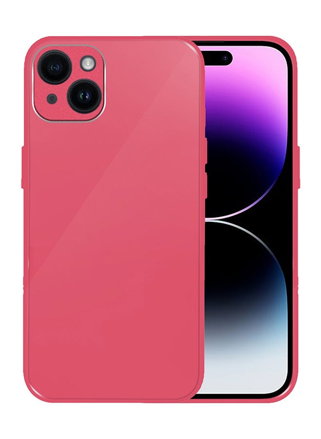 MARGOUN Electroplated Case Cover for Apple iPhone 14 Plus, Hard Glossy Case Camera Protection Shockproof Anti Fall Case - Pink  - Image 3