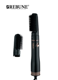 REBUNE Pack Of 2 Hair Dryer With Modern Design Black/Gold  - Image 4