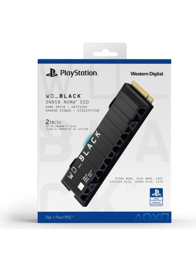 WD_BLACK SN850 + HEATSINK FOR PS5 WRSN 2TB Solid State Drive, M.2 2280 Internal, Gen4 PCIe, Up to 7,000, WDBBKW0020BBK-WRSN 2 TB - pnsku/N70031409V/45/_/1703131513/0ea3c577-d0c8-499e-a1ba-adba85f309a0