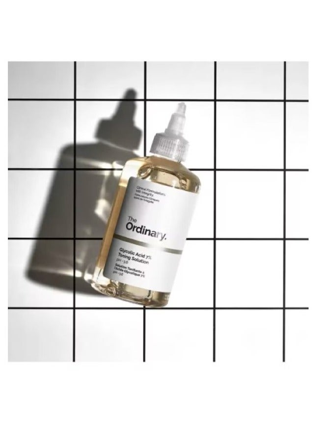 ذا اورديناري محلول توحيد اللون بحمض الجليكوليك بنسبة 7% شفاف 240 مل 240 مل - Image 3