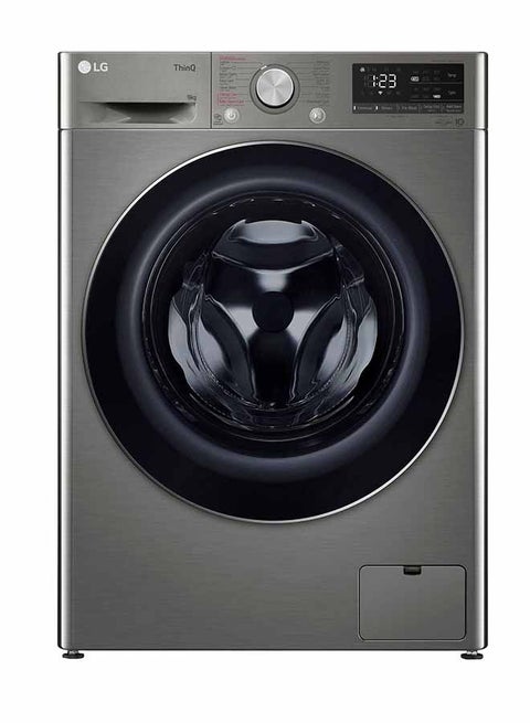 Front Load Washing Machine ThinQ WiFi 9 kg WFB0914XM Platinum Silver