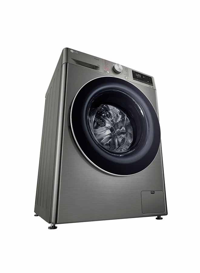إل جي غسالة تحميل أمامي ThinQ WiFi 9 كجم WFB0914XM فضي بلاتيني - Image 5
