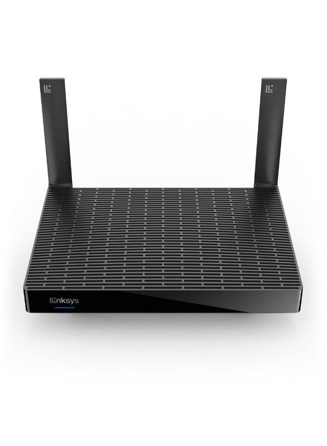 LINKSYS - Hydra 6 Dual Band Mesh WiFi 6 Router (AX3000) - Wireless Gaming Router with up to 3.0 Gbps Speed, Supports 25+ Devices & 2,000 sq ft - Works with Linksys Mesh WiFi System Black - Image 1