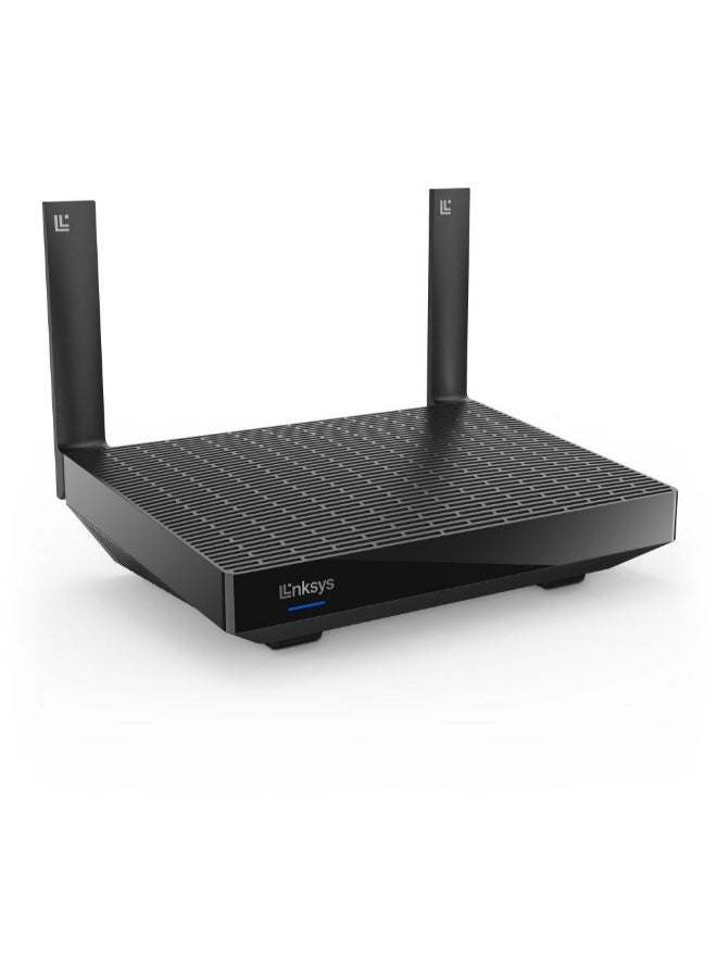 LINKSYS - Hydra 6 Dual Band Mesh WiFi 6 Router (AX3000) - Wireless Gaming Router with up to 3.0 Gbps Speed, Supports 25+ Devices & 2,000 sq ft - Works with Linksys Mesh WiFi System Black - Image 1