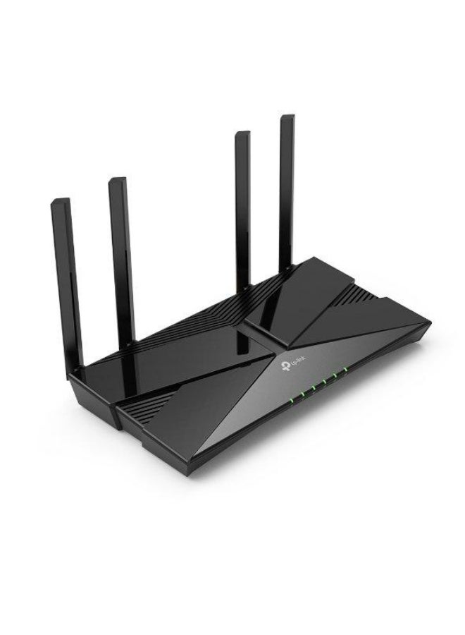 TP-LINK - Wireless Router | WiFi 6 | Dual Band with 1201Mbps - Black - Image 1